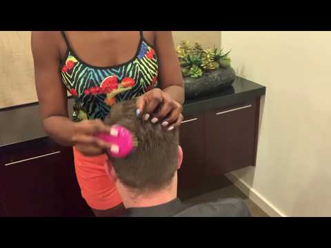 02/20/2020: Tropical Hair/scalp scratch ASMR