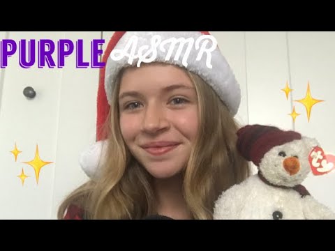 ASMR Christmas triggers ✨🎄 ~ colab with Purple ASMR