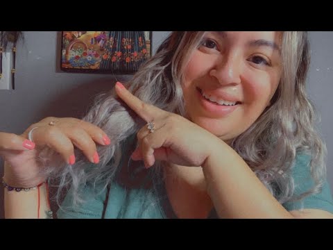 ASMR| Quick prop less haircut 💇🏼‍♀️- mouth sounds, hand movements 💤