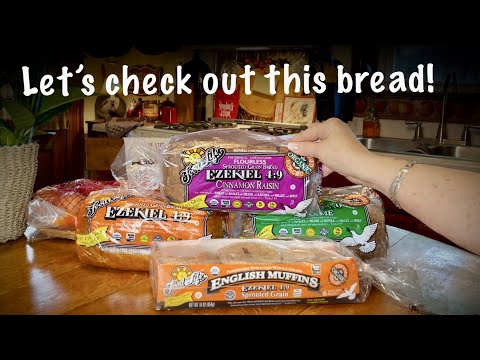 ASMR Introducing you to Ezekiel Bread! (Soft Spoken only) Organic bread & crinkles! Some crunching.