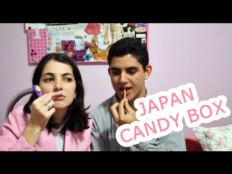 Experimentando doces do Japão  - JAPAN CANDY BOX