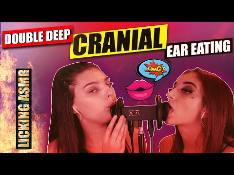 Double Deep Cranial Ear Licking W/ Your Favs! Ekko and Rae ASMR - The ASMR Collection - Mouth Sounds