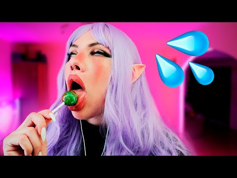 ASMR | Lollipop 🍭 eating 👄 | Mouth sounds 🫦 | Chewing gum sounds 🤤