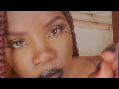Turning you Goth Af Makeup ASMR Roleplay (GUM SMACKING)