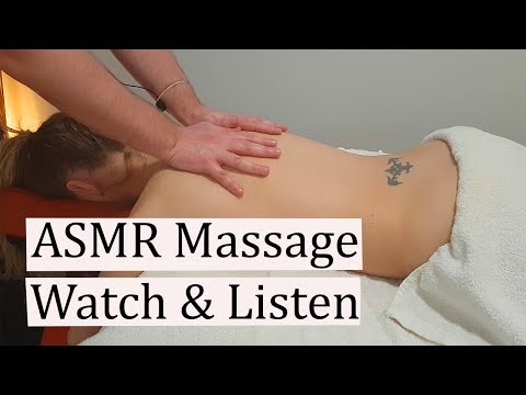 ASMR Back Massage - Watch & listen