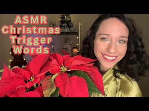 ASMR Christmas Trigger Words🎄Hand Movements & Mouth sounds-Christian ASMR