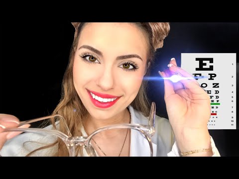 Eye Exam and Glasses Fitting [ASMR] Roleplay