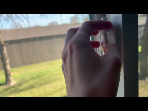 Lo-Fi ASMR: Tapping and Scratching on Window and Windowsill (No Talking)