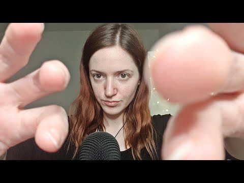 ASMR hand sounds, mouth sounds, energy plucking, breathing, tapping, ...  Trigger Video February
