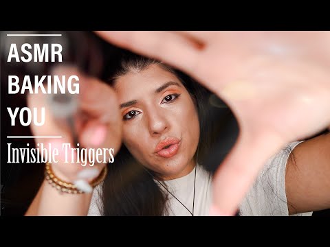 ASMR INVISIBLE TRIGGERS - BAKING AND EATING YOU | Intense Mouth Sounds
