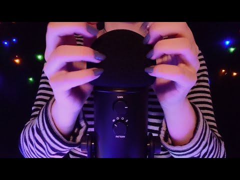 ASMR - Fast Microphone Tapping (With Windscreen) [No Talking]
