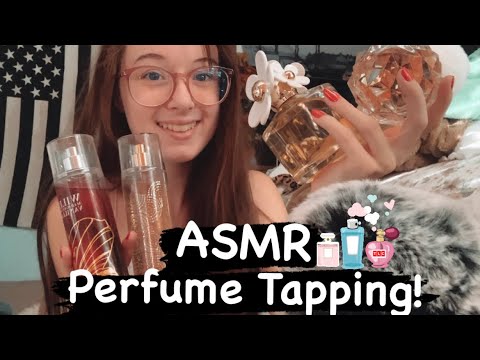 ASMR Perfume Tapping! Liquid/Lid sounds