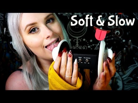 ASMR | Soft & Slow Ear Licking 👅 Layered & Single Audio For Sleep & Relaxation | NO Talking