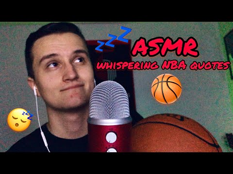 ASMR | Whispering Famous/Inspirational Basketball Quotes 🏀💤