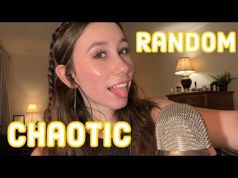 ASMR | Fast, Chaotic, & Somewhat Aggressive Trigger Assortment W/ Mouth Sounds