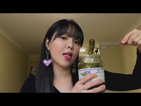 [ASMR] Crunchy Pickle Eating Sounds🤤 쫀쫀하게 아삭한 귀호강 피클 이팅사운드