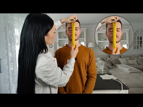 ASMR Oddly Satisfying Body Measurements With Weird Tools