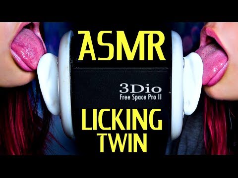 АСМР Ликинг 4к II 👅 ASMR Ear Licking TWIN 4k 👅 3Dio 👅 3Дио 👅АСМР Кушаю ушки👅 ASMR EAR EATING