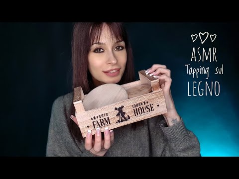 ASMR IRRESISTIBILE TAPPING SUL LEGNO 😴 (3 suoni diversi!) || FAIRY ASMR