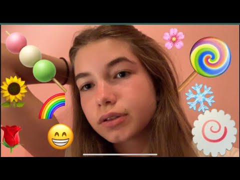 ASMR gum chewing & chat (mouth sounds)