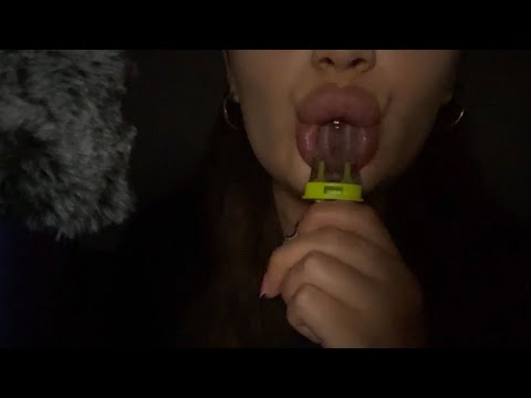 Trying another flavour of Juicy Drop Pop Asmr 🍭