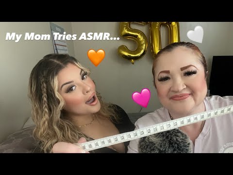 My Mom tries ASMR for the First Time… 🙊✨ I FAILED this video…