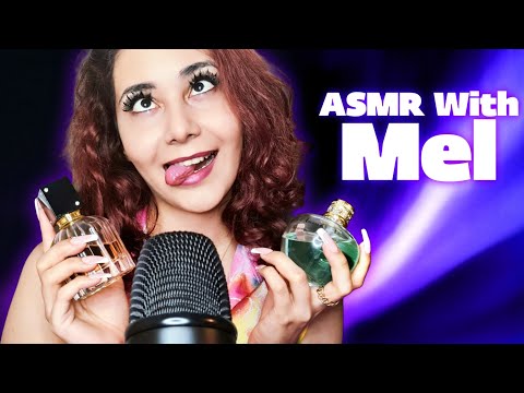 ASMR With Mel | Tapping Glass Scratching & Shaking Perfume Bottles
