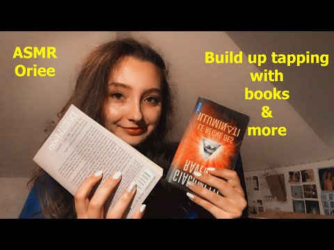 ASMR | Build up tapping with books & more 😴🌙