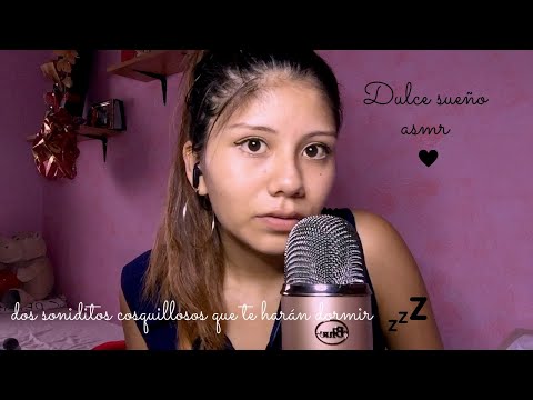 ASMR Español - Dos soniditos que te harán dormir / triggers for sleep / BlueYeti