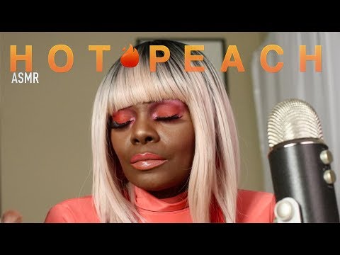 Hot Peach Makeup Remi Lashes ASMR Chewing Gum