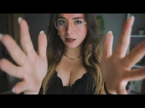ASMR pov: tapping & massaging your face (lotion sounds & no talking)