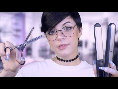ASMR | OVERLY Explained Haircut & Style 💇 (with Accent~)
