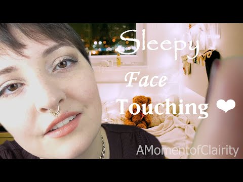 [ASMR] Soothing Face Touching | Face Brushing | Sweet Attention for You