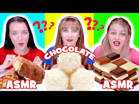 ASMR Guess The Chocolate Flavor Mukbang Challenge