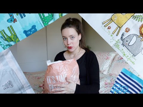 ASMR Whisper Unboxing Baby Clothes | Fabric & Crinkle Sounds