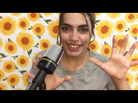 fast but not aggressive asmr / hand sounds and dry mouth sounds / asmr