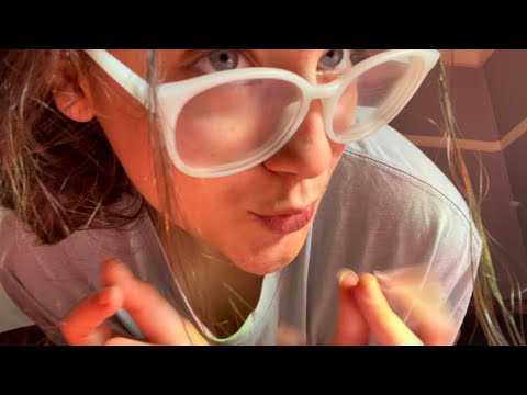 Asmr~ Fabric Scratching, Hand Sounds, Lens Licking, Nail on Nail Tapping, New Animal Reveal!!