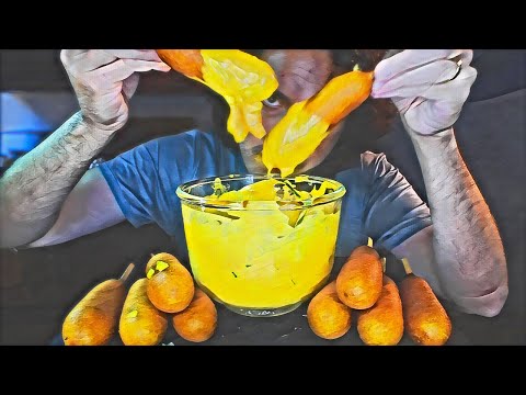 ASMR CHEESY CORN DOGS CARTOON MUKBANG * NO TALKING * PAINTED BY ADOBE A.I. IN 20 HRS