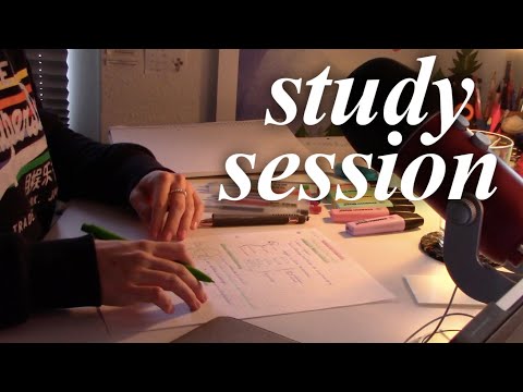 [ASMR] ONE HOUR study session for focus and relaxation 💚💻 (typing & writing sounds) (NO talking)