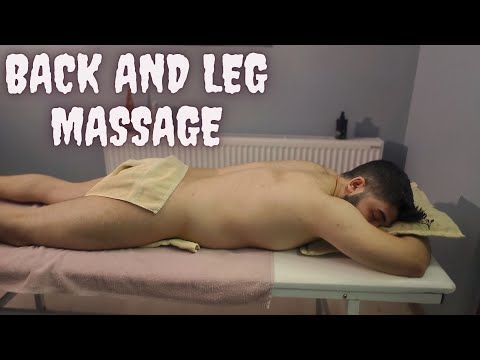INCREDIBLE LEGENDARY RELAXING AND SLEEPING MASSAGE ON THE STRETCHER-Back,leg,foot