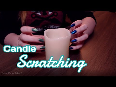 ASMR Hard Scratching on Candle -No Talking