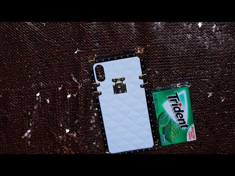 Phone Case Tapping ASMR Chewing Gum