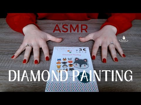 ASMR Diamond Painting & Random Talk [german/deutsch]