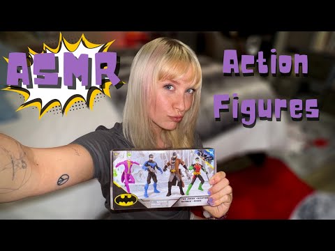 ASMR Playing with Batman Action Figures 💥🦸🏻‍♂️
