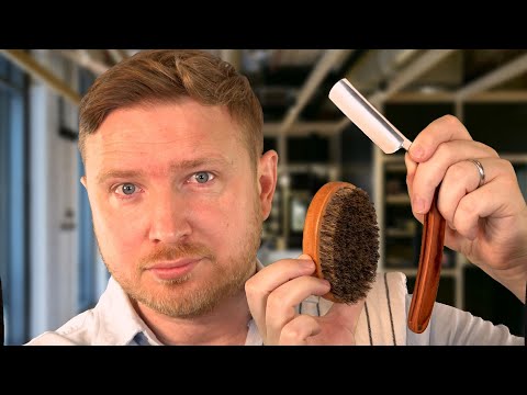 ASMR - The Invite Only, Hot Towel Shave (Barber Roleplay)