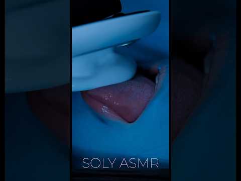 CLOSE-UP LICKING, EATING EARS, MOUTH SOUNDS | #shorts #asmr #mouthsounds