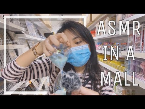 ASMR IN A MALL 🏢🖤 (public+mic test)