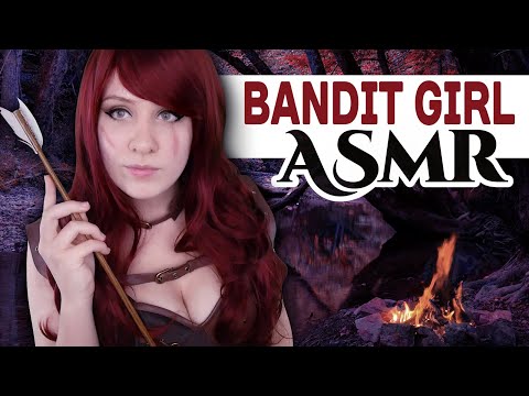 ASMR Roleplay - Bandit Girl Abducts You! ~ Forest at Night - ASMR Neko
