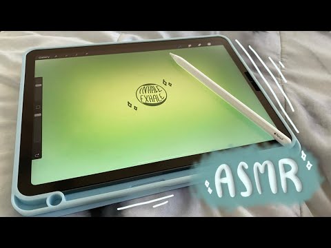 ASMR | Draw in Procreate With Me on My IPad (Making a Background)