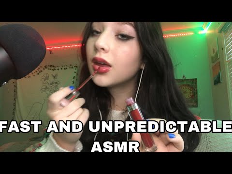 ASMR// Fast and Aggressive Triggers! (unpredictable)